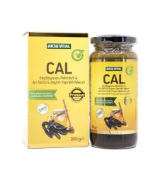 CAL Keçiboynuzu Pekmezli Arı Sütlü Zeytin Yapraklı Macun 300 gr